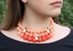 Three-tone Coral Necklace