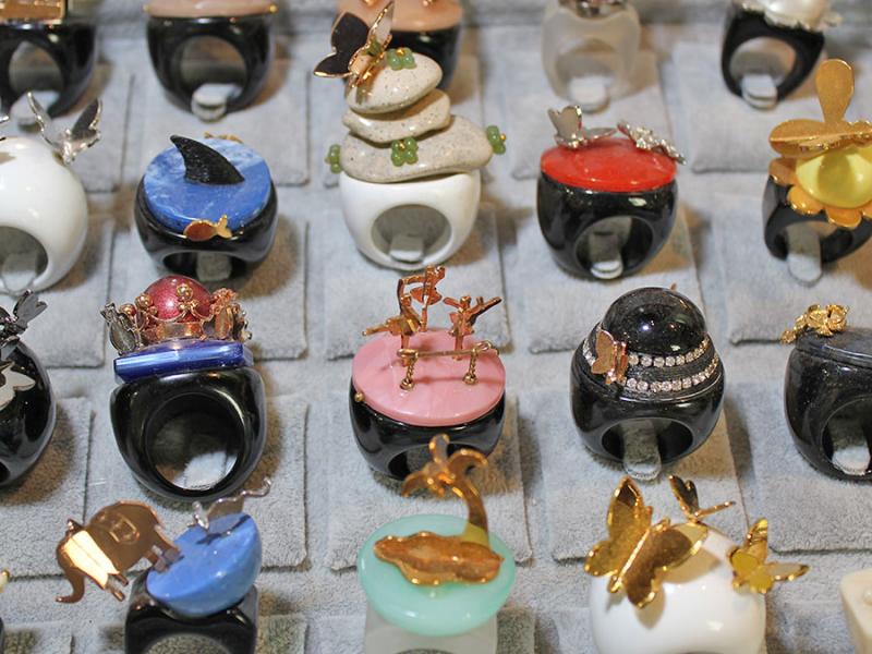 Beba Gioielli: Rings - High-class handcrafted costume jewelery